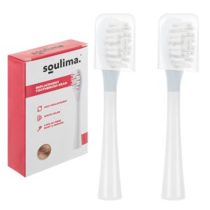 Cabezas de cepillo dental Sonic Soulima X800, 2 unidades