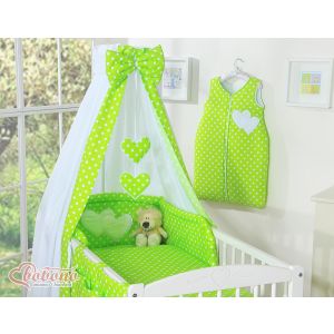 Dosel de Cuna My Sweet Baby - Canopy de Tela con Corazones