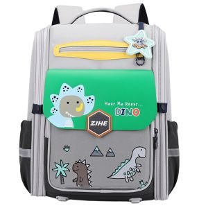 Mochila Escolar con Dinosaurios y Correa Pecho 21L 39cm