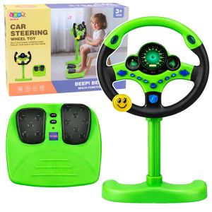 Volante Interactivo Infantil con Pedales, Luces y Sonidos