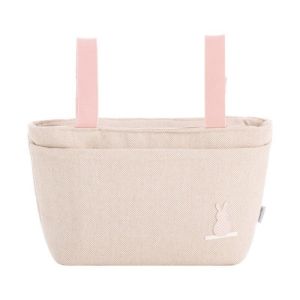 Bolso Organizador Lino Rosa 13x38x20 Cm - Cambrass