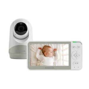 Vigilabebés con vídeo Kikkaboo Rhen 5'' para bebés