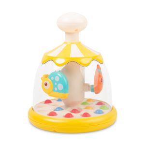 Juguete educativo carrusel interactivo Toyz en color amarillo