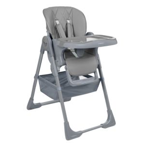 Trona Comfy+ Grey Kikkaboo - Comodidad y Seguridad para Bebés