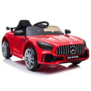 Coche Eléctrico Infantil Mercedes GTR Rojo con Control Remoto