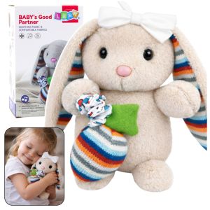 Peluches Conejo Musical Suave Beige para Niños