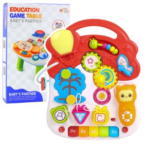Mesa educativa interactiva 6 en 1 con luz y sonido de Lean toys
