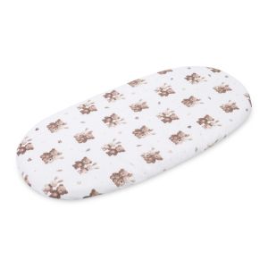 Sábana ajustable de Sensillo, suave y cómoda para el capazo.