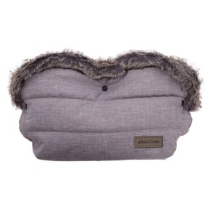 Guantes de invierno Kikkaboo Fur Melange Gris para padres