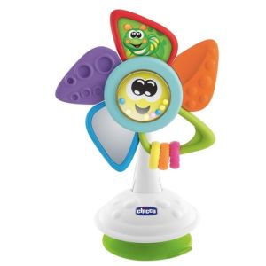Juguete Chicco toys con ventosa ideal para la silla de alimentación.