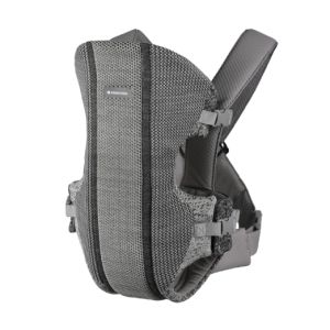 Portabebés Gwen Fly knit Gris Kikkaboo – comodidad y seguridad