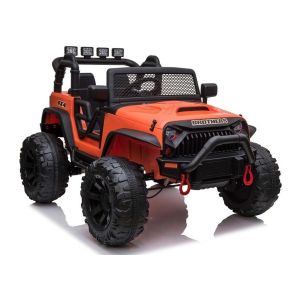 Coche Eléctrico Jeep JC666 Naranja con Control Remoto