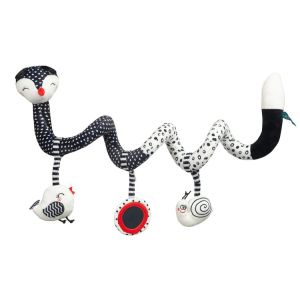 Espiral Educativa de Peluche BLACK&WHITE Sensillo