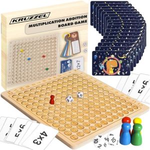 Juego de Mesa Tabla de Multiplicar Kruzzel - Educativo y Divertido