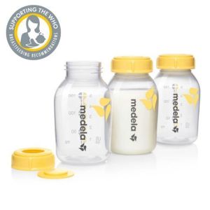 Botellas de Almacenamiento de Leche Materna Medela 150ml - Pack de 3