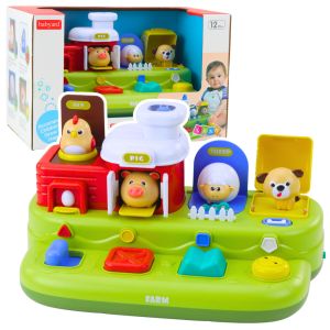 Juguete educativo interactivo de animales saltarines con colores vivos y sonidos