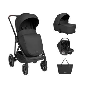 Carrito de Bebé 3 en 1 Kikkaboo Chiara Black