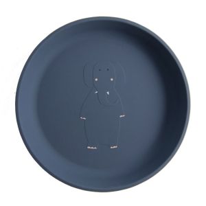 Plato de Silicona Mrs. Elephant de Trixie - Ideal para Bebés