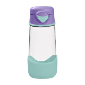 Botella B.box en Lila Pop con diseño ergonómico ideal para niños.