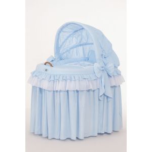 Moisés My Sweet Baby Little Prince Blue con capota muy elegante.