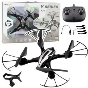 Dron Y30 Control Remoto con Luces LED y Rotación 360°
