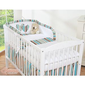 Juego de Ropa de Cuna 3 piezas My Sweet Baby - Corazones Colgantes