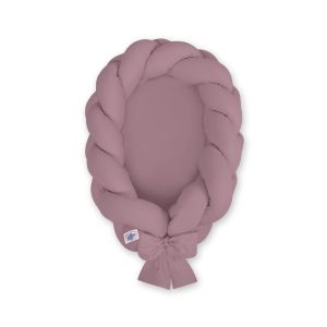 Braided Baby Nest 2 In 1 - Pastel Violet