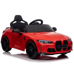 Coche Eléctrico Infantil BMW M4 Rojo con Control Remoto