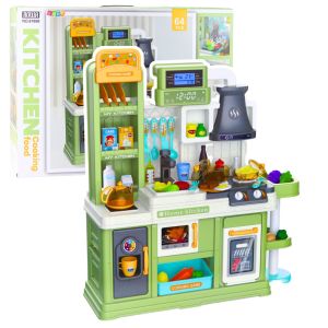 Cocina Infantil de Juguete con Vapor y Cambio de Color 64 Piezas