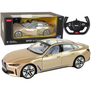 Coche de Control Remoto BMW i4 Rastar Dorado 1:14