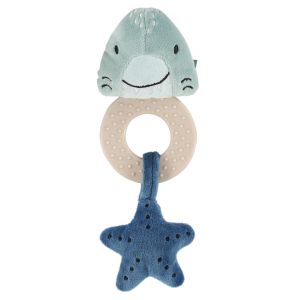 Juguete mordedor Mr. Shark Trixie para bebé, alivia encías