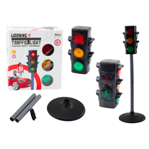 Semáforo interactivo con luces y sonido de Lean toys.