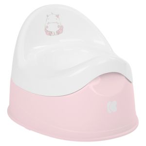 Orinal Kikkaboo Hippo Rosa con Cubeta Extraíble para Bebés