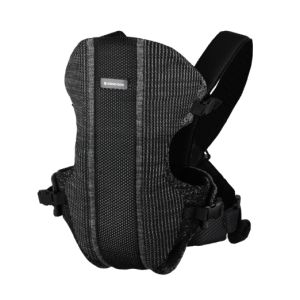 Portabebés Gwen Fly Knit Negro - Kikkaboo