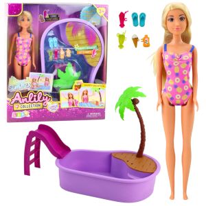 Set de Muñeca Anlily en la Playa con Accesorios