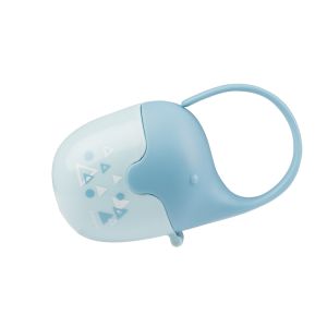 Contenedor de Chupete Elefante Azul Babyono - Práctico y Seguro