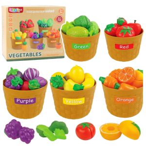 Juego Educativo de Corte de Frutas y Verduras 34 Piezas