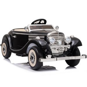 Coche Eléctrico Infantil Mercedes 540K Negro con Control Remoto