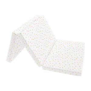 Colchón Plegable Kikkaboo 60x120 cm para Bebés con Diseño Hearts