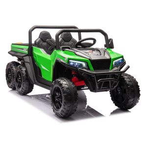 Vehículo eléctrico infantil 6 ruedas 4x4 24V XB-1038A Lean Cars verde · 163 cm