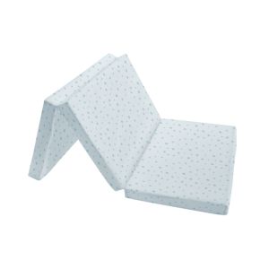 Colchón Plegable para Bebé Kikkaboo Dots Azul 60x120 cm