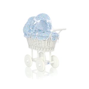 Cochecito de Muñecas Mimbre Blanco My Sweet Baby