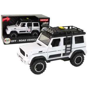 Vehículo Off-Road Blanco con Sonido y Luces 1:14
