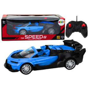 Coche Deportivo Teledirigido RC 1:18 Color Azul