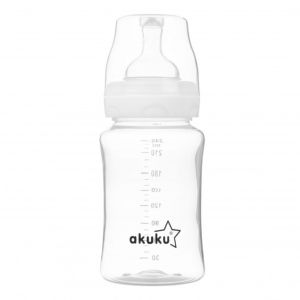 Biberón Anticólicos Ancho Akuku - 240 ml para Bebés
