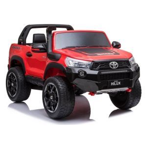 Coche Eléctrico Infantil Toyota Hilux Pintado en Rojo