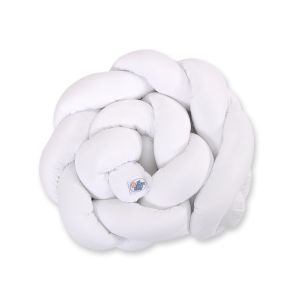 Protector de Cuna Knot Bumper Blanco - My Sweet Baby