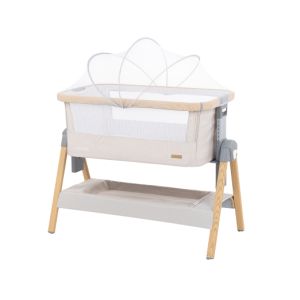Cuna Colecho Nanna con Ajuste de Altura en 7 Posiciones Beige Kikkaboo
