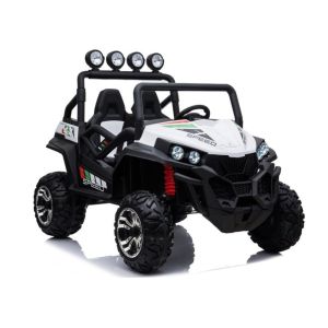 Buggy Eléctrico S2588 Blanco con Control Remoto y Luces