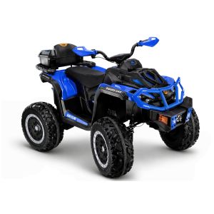 Quad Eléctrico Infantil 4x4 12V con Música y Luces Azul